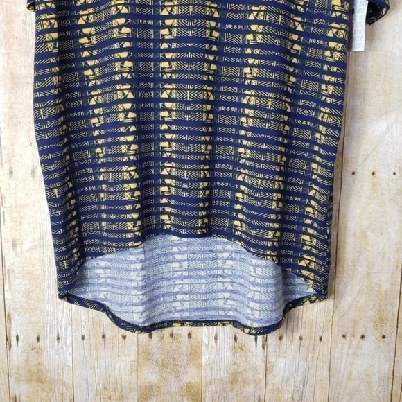 LulaRoe | Top | Size M | Navy & Gold - Picture 4 of 5